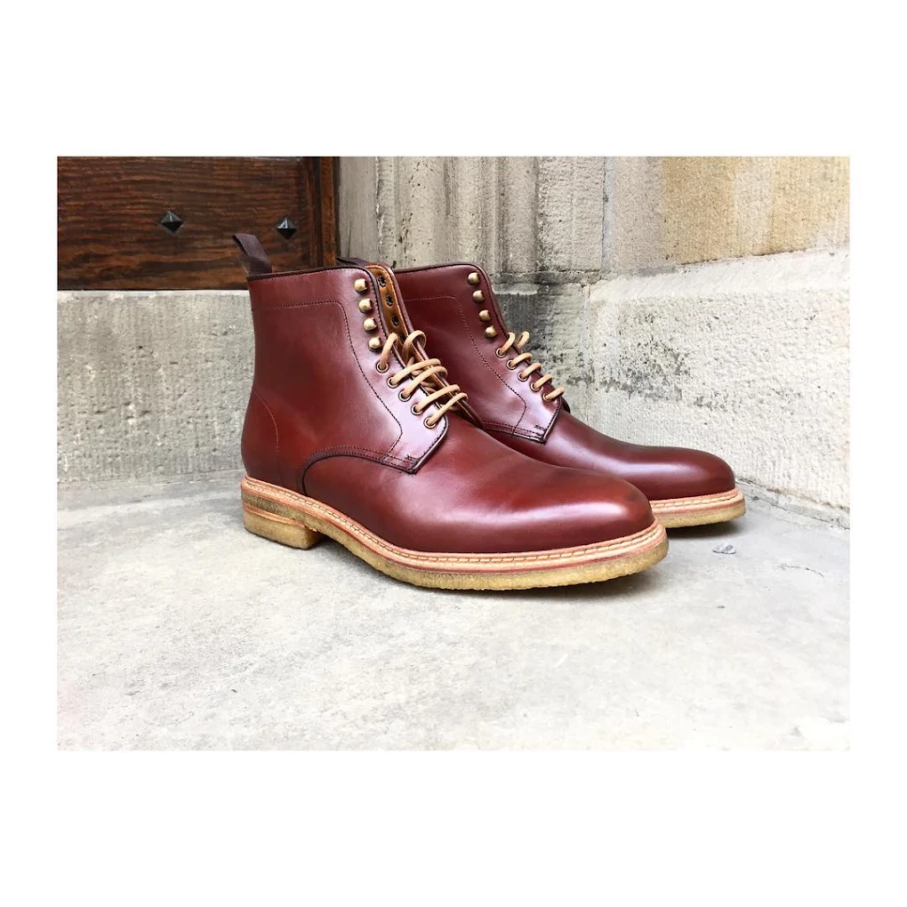 Maison Adam premium brown leather boots