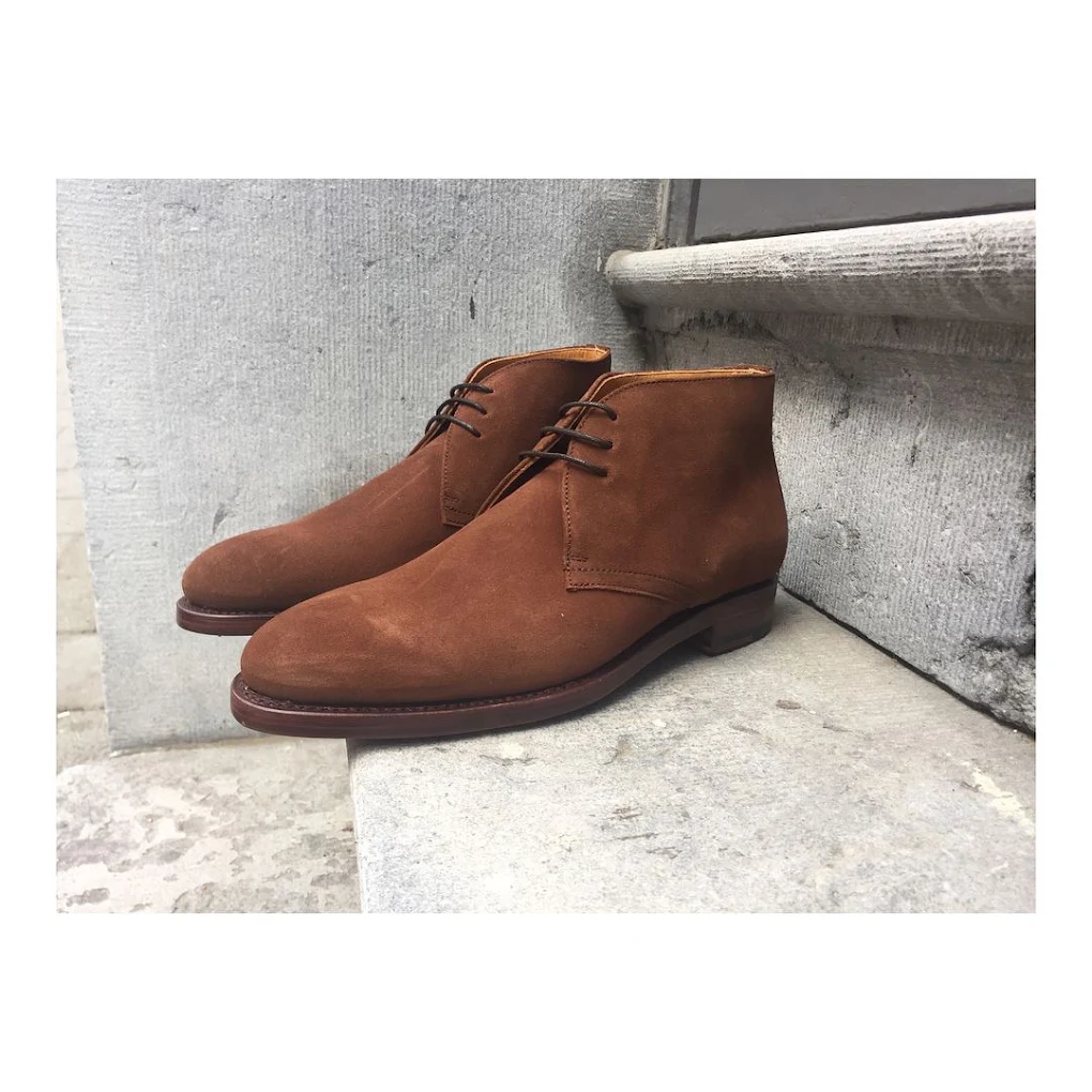 Maison Adam brown suede Chukka boots