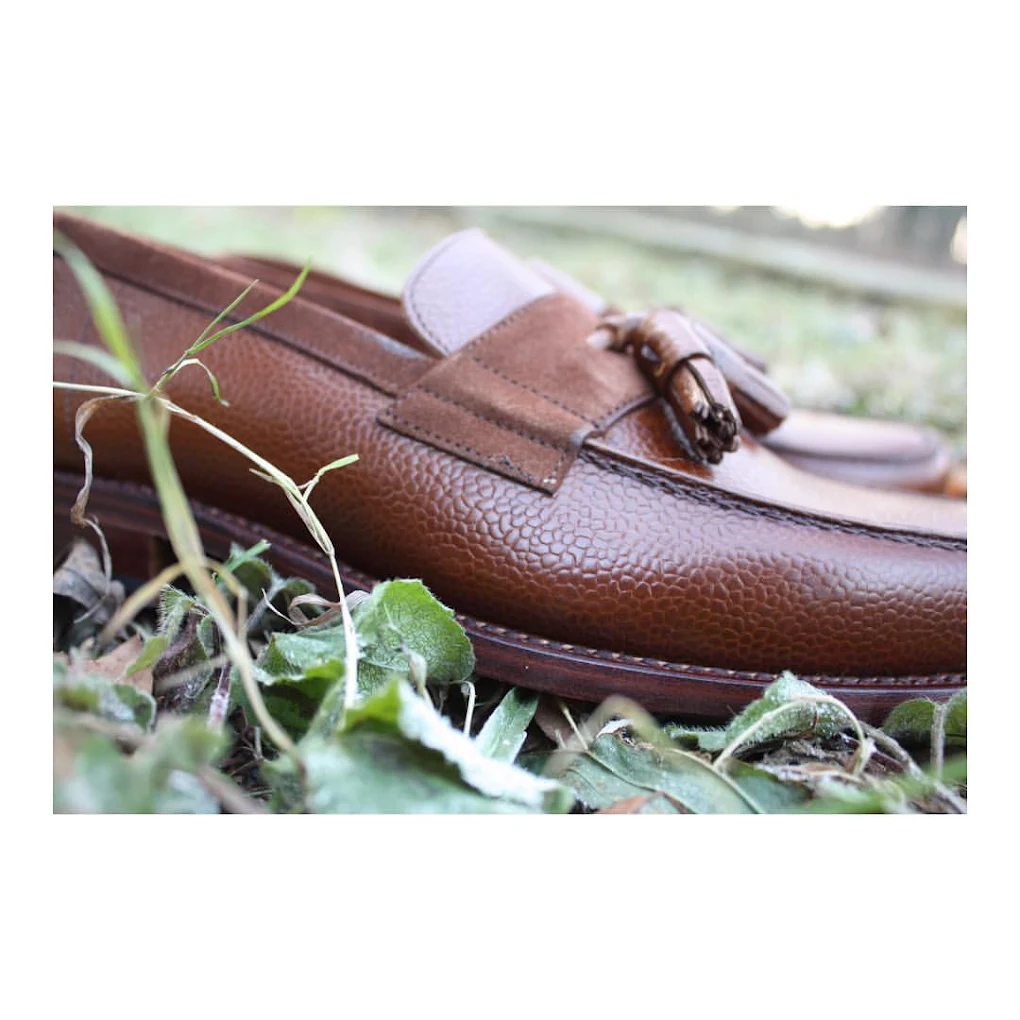 Maison Adam premium brown tassel loafers