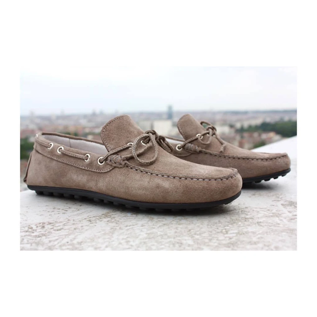 Maison Adam suede driving mocassins
